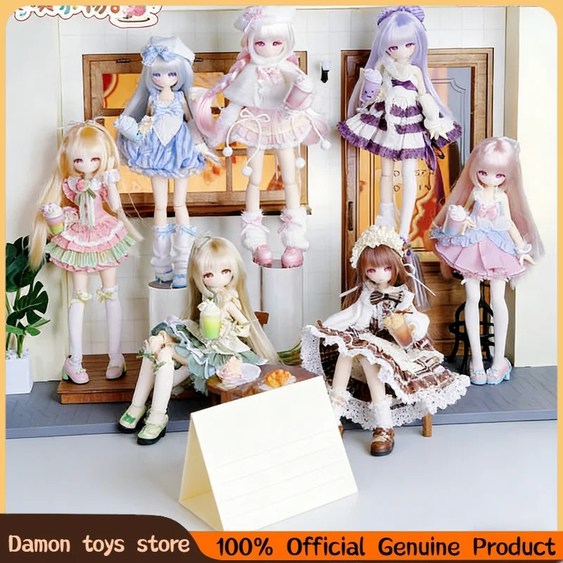 

Оригинальные игрушки-сюрпризы Jidongshunxi Genuine Momotale Four Seasons Tea Time Tales, коллекционная шарнирная кукла BJD 1/12, подарок