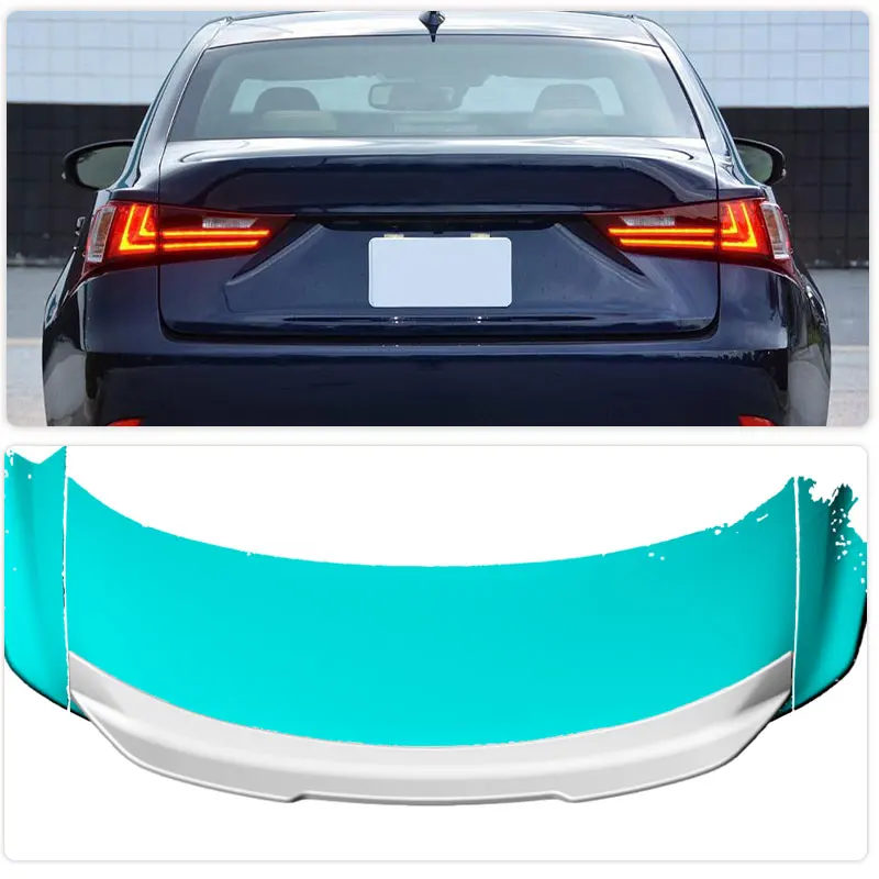 Carbon Fiber Car Rear Trunk Spoiler Wings for Lexus IS Sedan XE30 2014-2020 Racing Rear Spoiler Boot Lid Wing Lip Body Kit