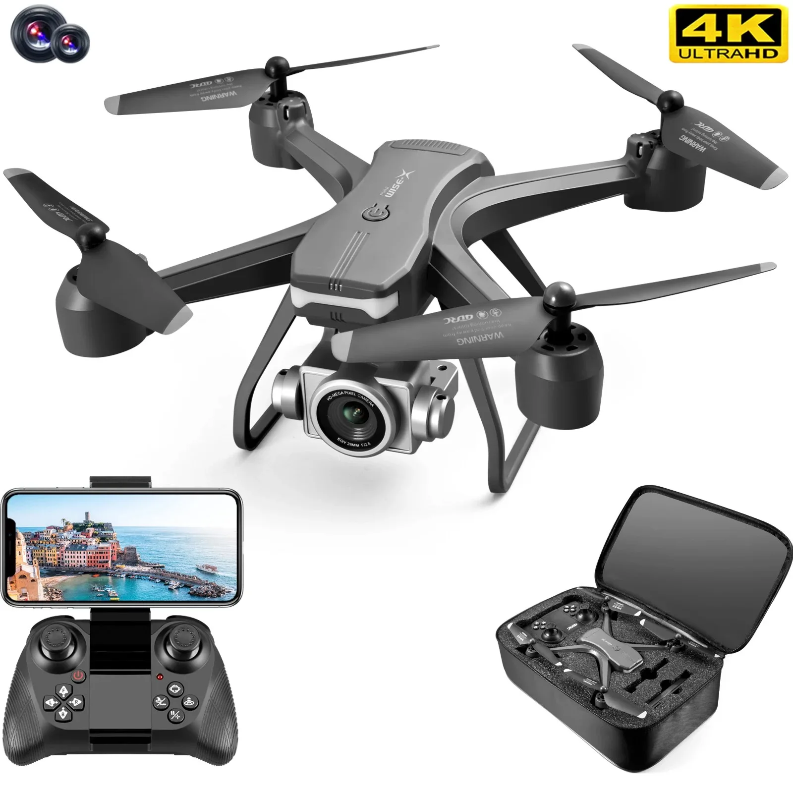 V14 RC Drone 4k HD Wide Angle Camera 1080P WiFi Fpv Drone Height Keep Helicopter Outdoor Indoor Electric Toys for Children Gifts