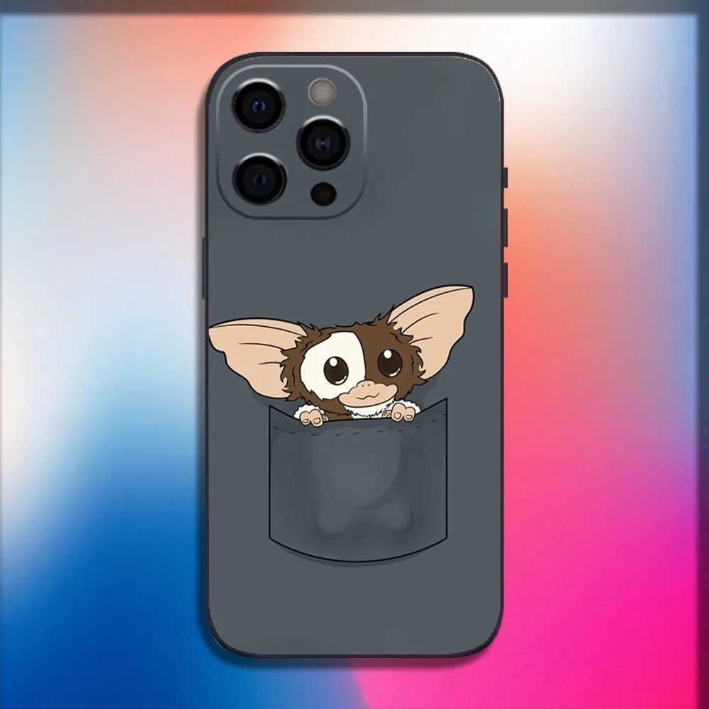 G-Gremlins Gizmo Phone Case For iPhone 16,15,14,13,12,11,Pro,X,XS,Max,XR,Plus,Mini Soft Black Cover