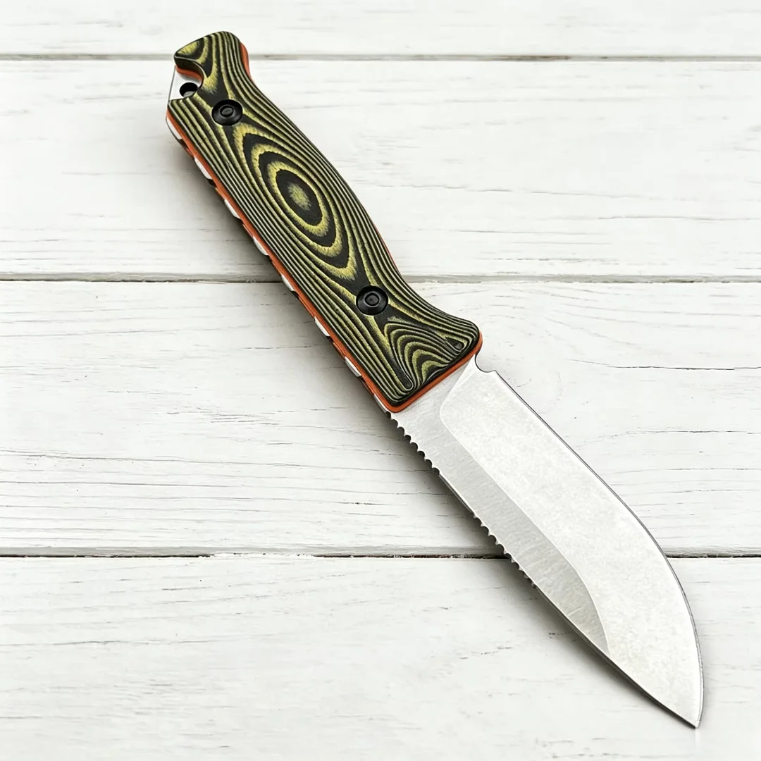 15002 Jungle Exploration Tools Outdoor Camping Fishing Fixed Knives Hiking Adventure Climbing Practical Tools Daily Use Gift