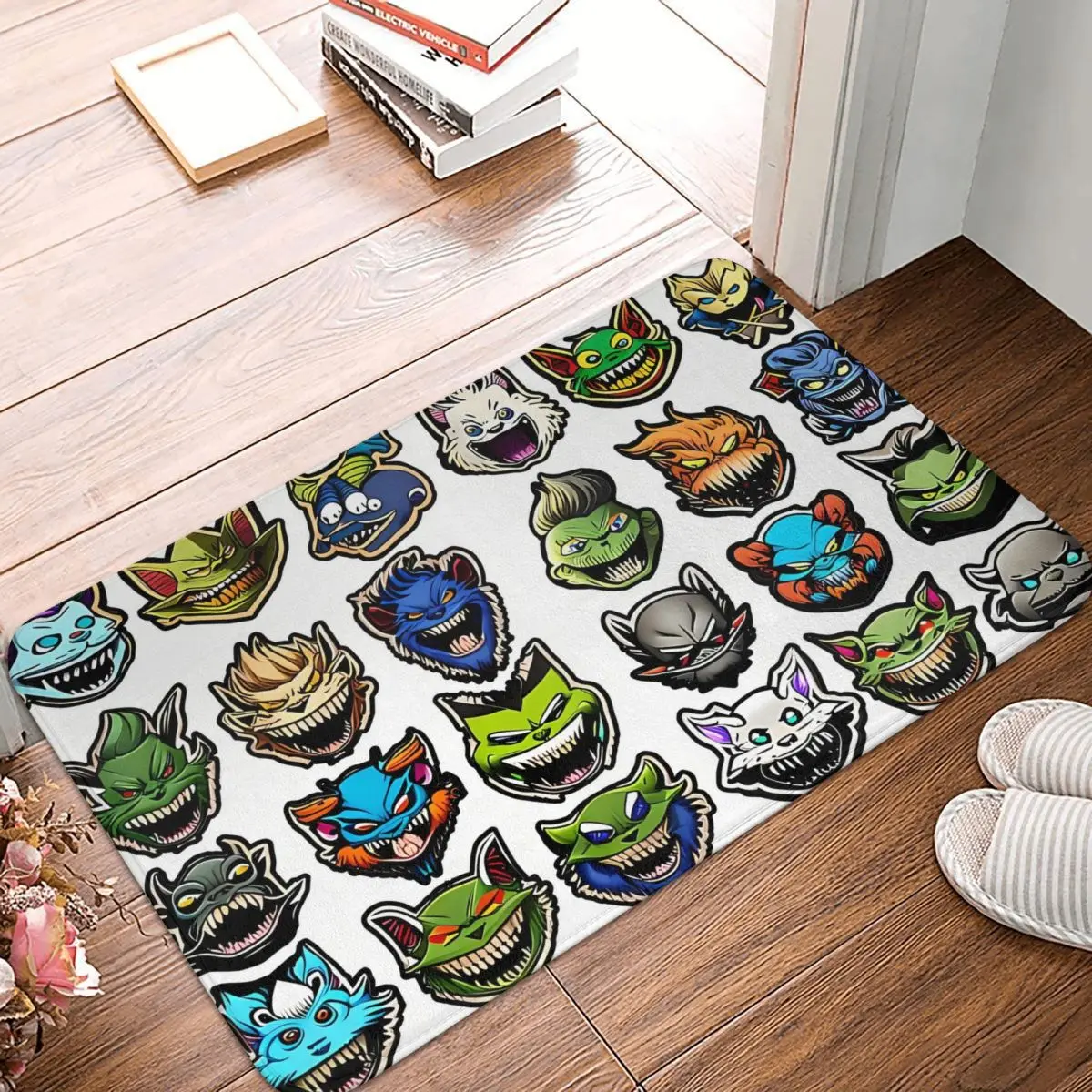 Monstrous Menagerie Anti-Slip Rug Doormat Bath Mat Balcony Carpet Entrance Door Decor