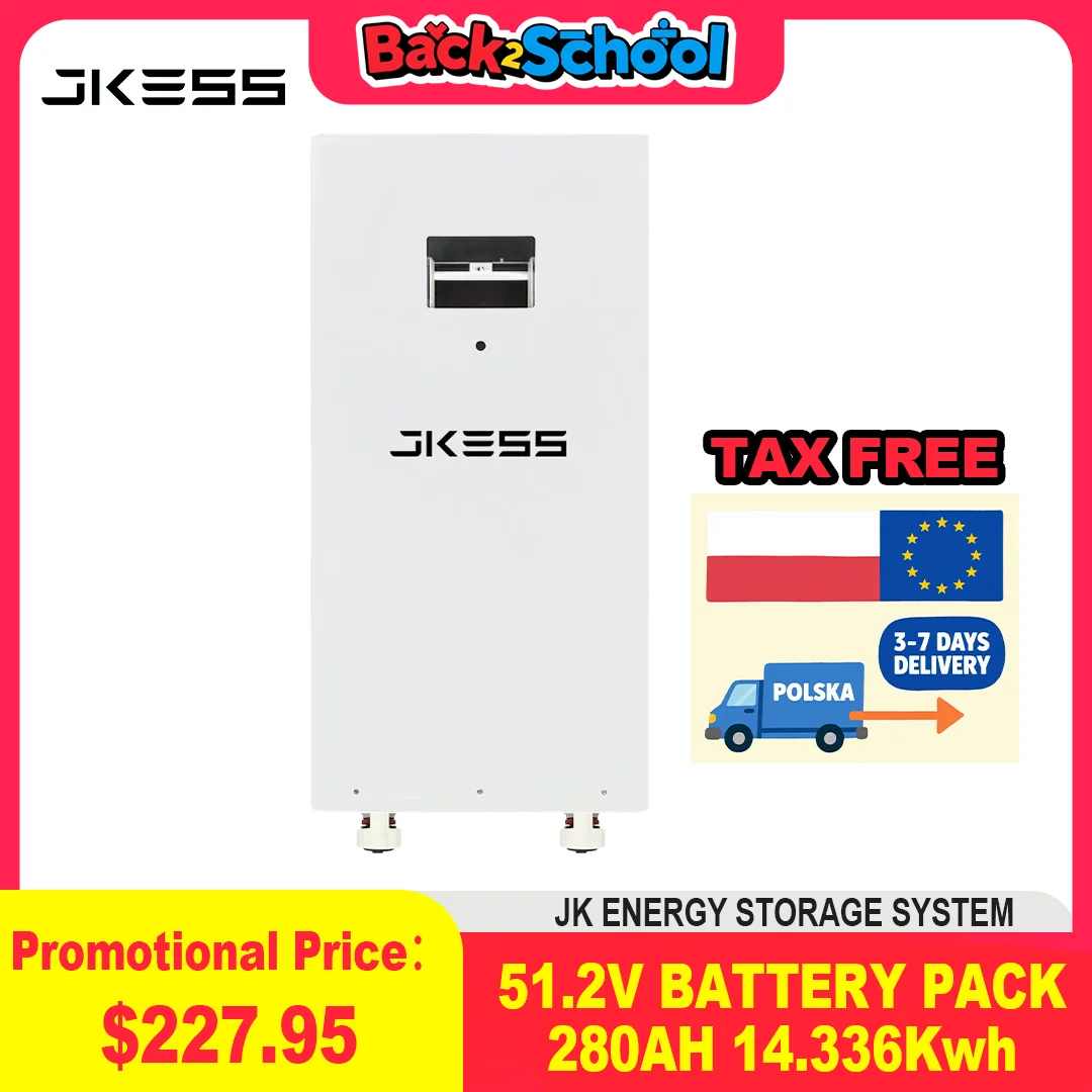 JIKONG JKBMS V19 Inwerter Smart BMS 8S 16S 24V 48V 100A 150A 200A Lifepo4/Li-ion/LTO Aktywny Balancer Domowy Magazyn Energii