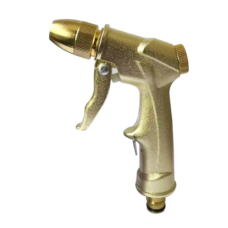 2026 High Pressure Water Spray Gun Metal Brass Nozzle Garden Hose Pipe Lawn Car Wash Sprayer Sprinkler Car Wash Tool Water Guns