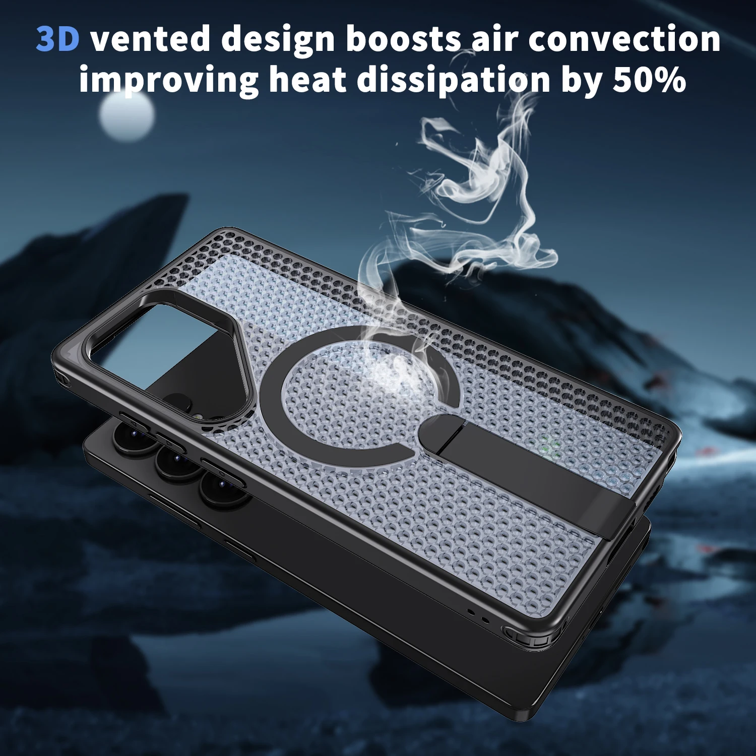 Дышащий чехол-держатель с магн – обзор и цена Heat Dissipation Mesh Breathable Case