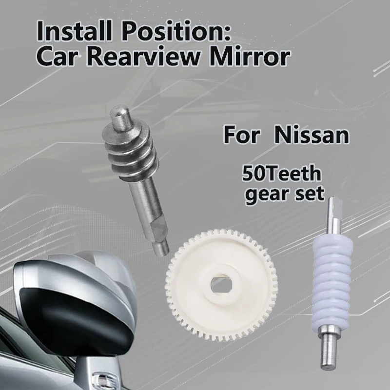 

For Nissan Maxima A35 A36 2009-2021 Car Side Folding Mirrors system gear kit For Nissan Qashqai J11 J12 2014-2024/Versa Note(US)