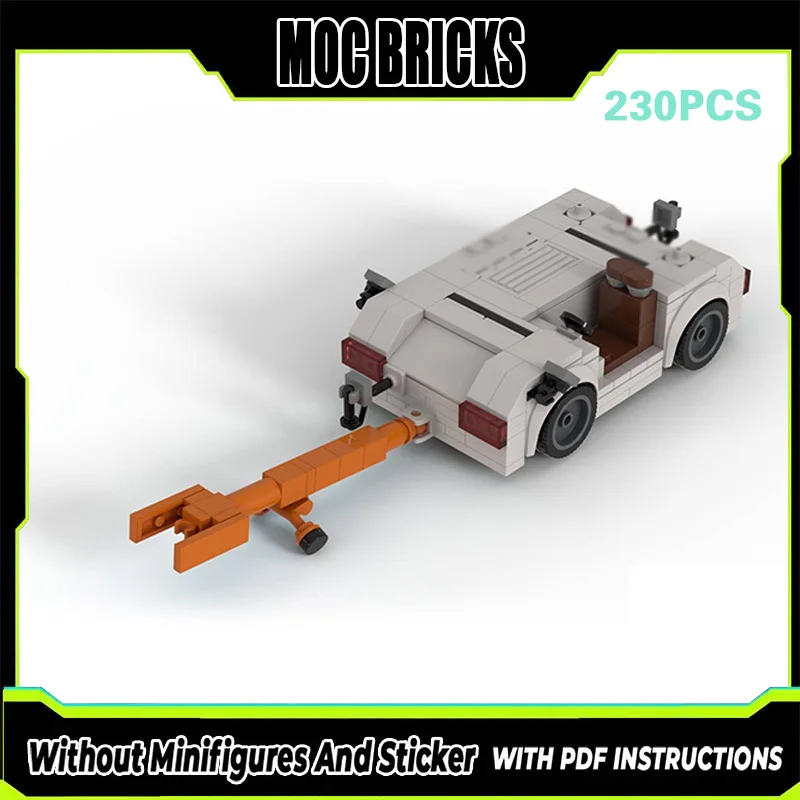 

Набор для сборки модульной модели городского автомобиля MOC, авианосца, маленького прицепа. Технологичные подарки, праздничные наборы для детей.