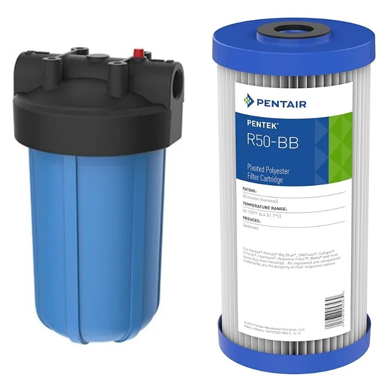 Pentair Pentek Big Blue Housing and Sediment Water Bundle