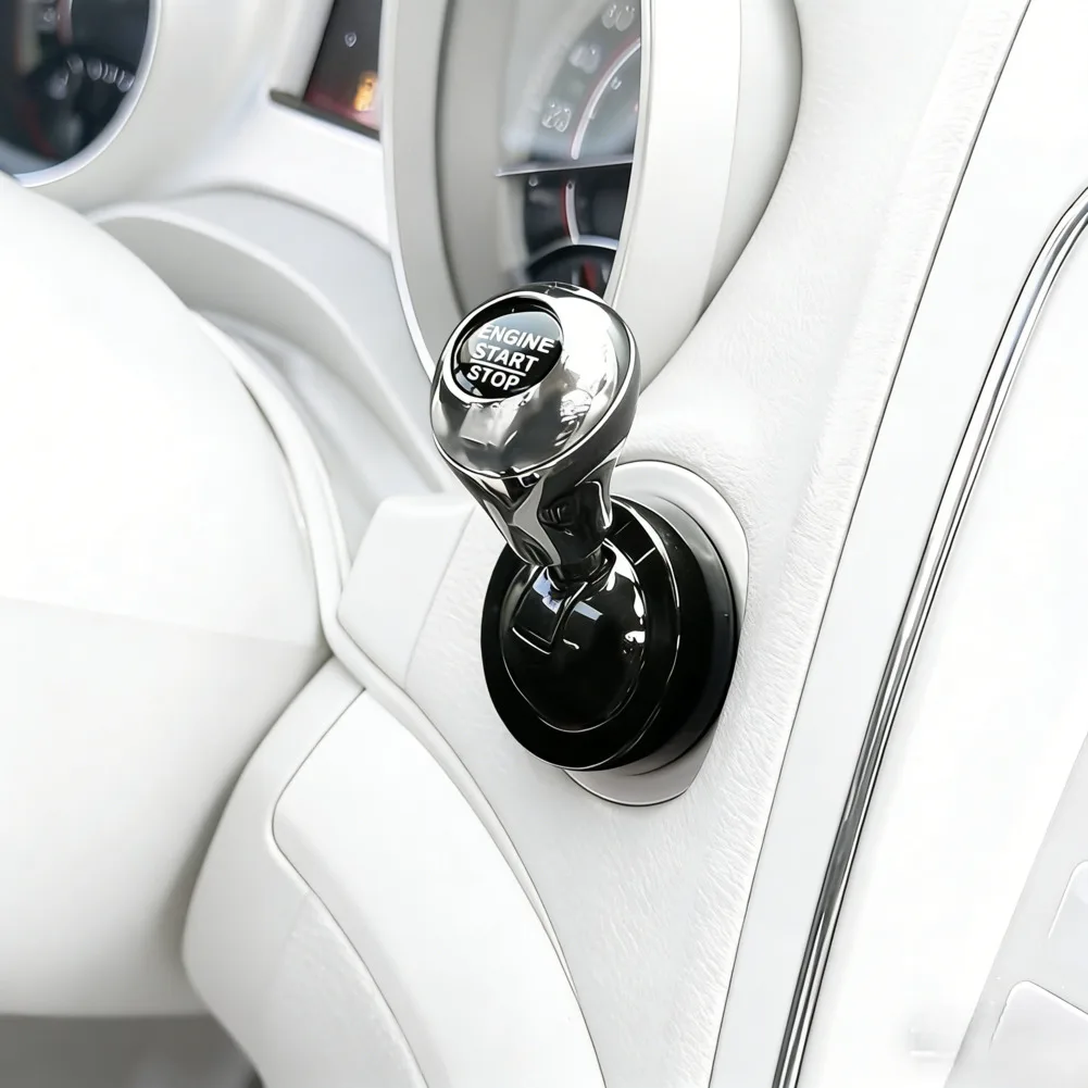 

Универсальная металлическая накладка на кнопку запуска двигателя автомобиля, 4 цвета, аксессуар для интерьера автомобиля