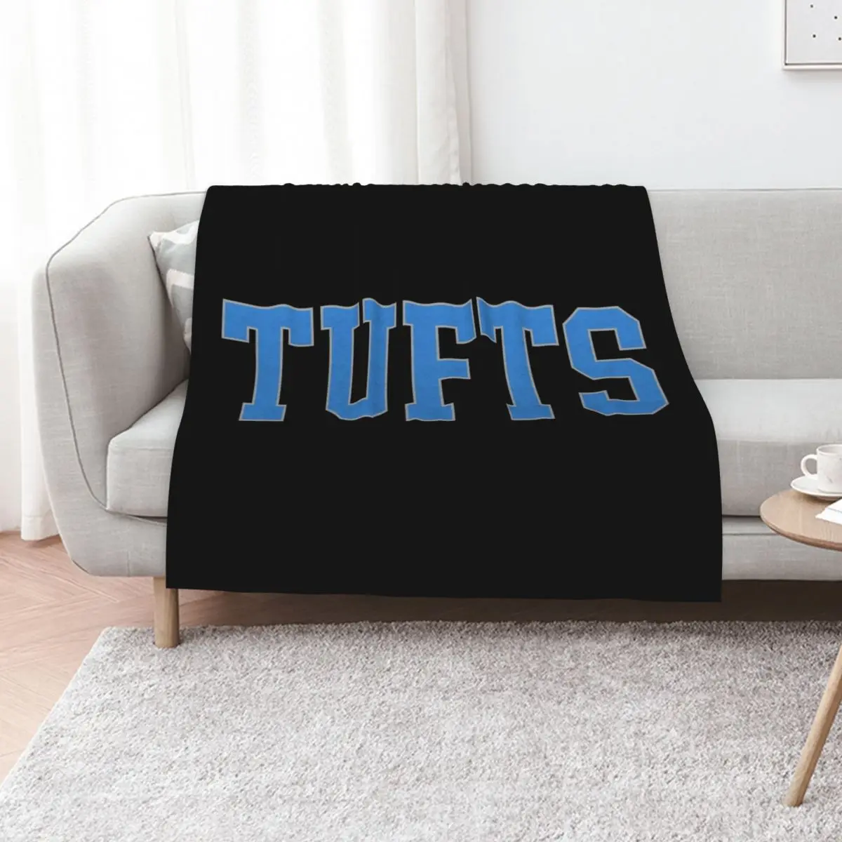 

tufts - college font Throw Blanket Warm For Baby christmas decoration Luxury Blankets