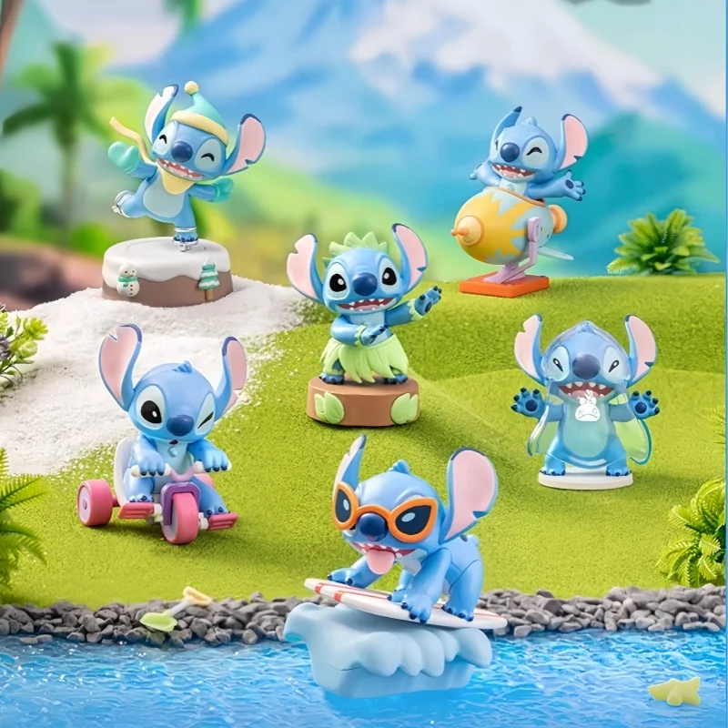 

Genuine Toptoy Disney Stitch Cute Series Blind Box Cute Stitch Action Figure Surprise Box Desk Decor Ornament Toy Festival Gift