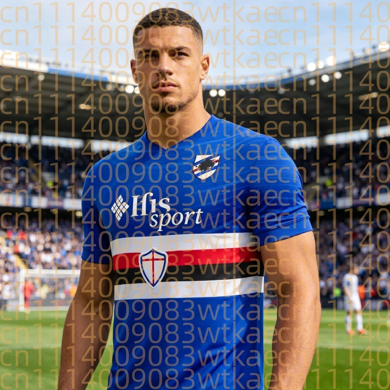2026 Y2K New Best Seller Italian Style UC Sampdoria New Arrival Hot Football Jersey Athletic Leisure T-Shirt  Simple Beachwear