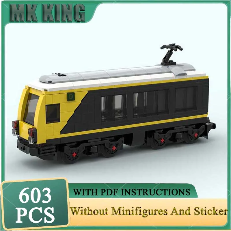 

Конструктор Moc Building Block Express: Модульная железнодорожная модель поезда, технологичные кирпичики, игрушка для самостоятельной сборки, подарки на праздники