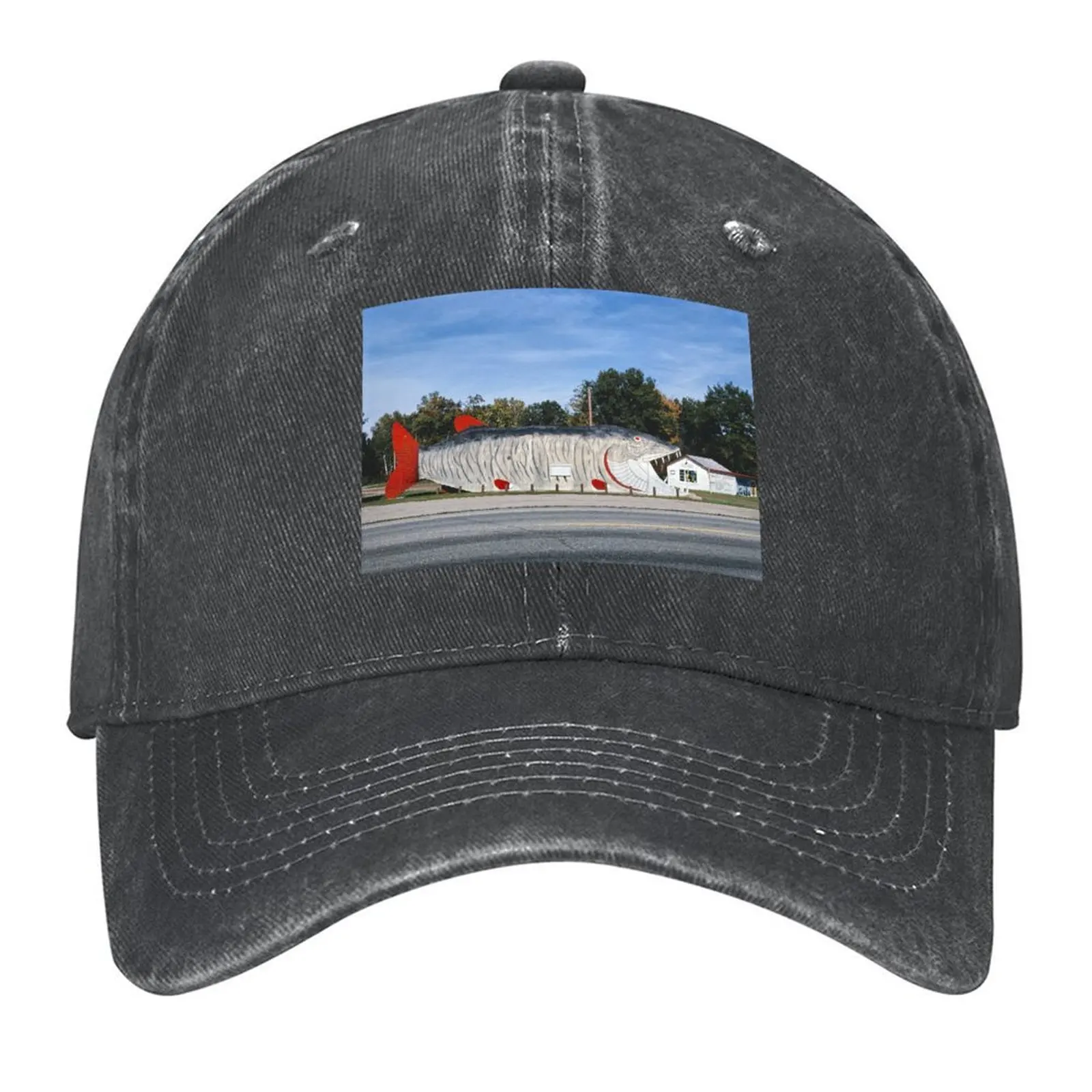 

Big Fish Supper Club in Bena, Minnesota Baseball Cap Hood Luxury Man Hat Funny hats luxury caps For Women Men's