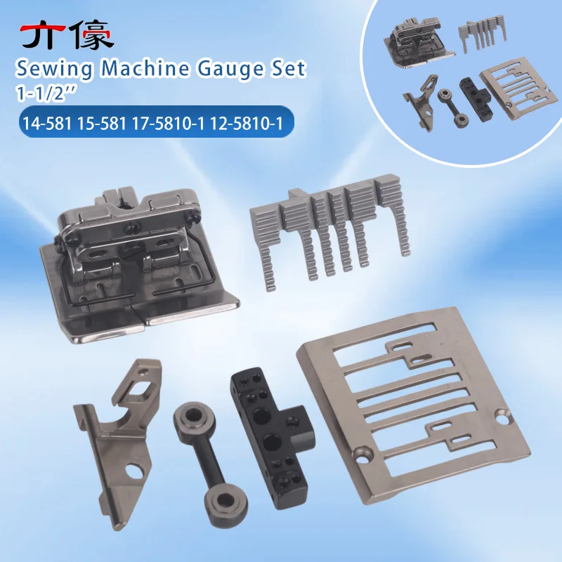 

Kansai Special DLR-1508P-E Набор манометров для швейной машины 1-1/2 дюйма 1/4 дюйма X1 дюйма X 1/4 дюйма 14-581 15-581 17-5810-1 12-5810-1