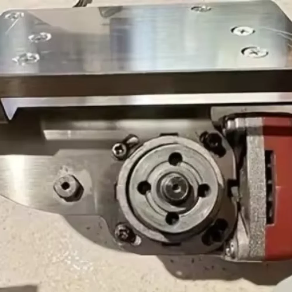 

Прочная портативная подставка для угловой шлифовальной машины из нержавеющей стали, регулируемый инструмент для снятия фаски с плитки, насадка для снятия фаски, приспособление для резки плитки