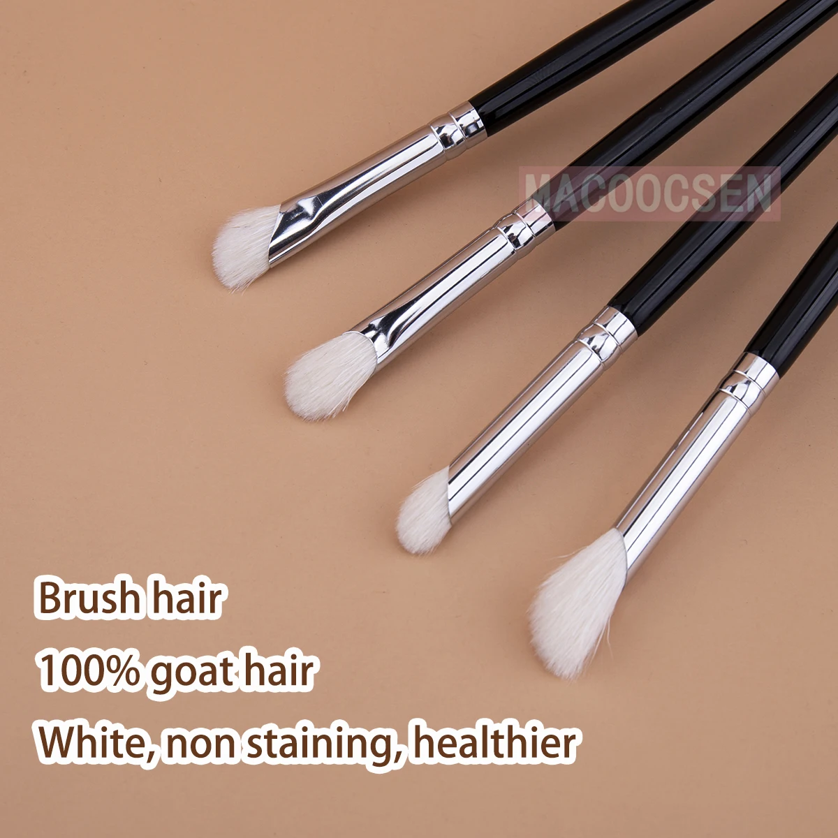 ノーズシャドウブラシ 指圧 ノーズシャドウ アイソケットメイクブラシ シックルノーズシャドウ コンターブラシ 100%ヤギ毛メイクツール