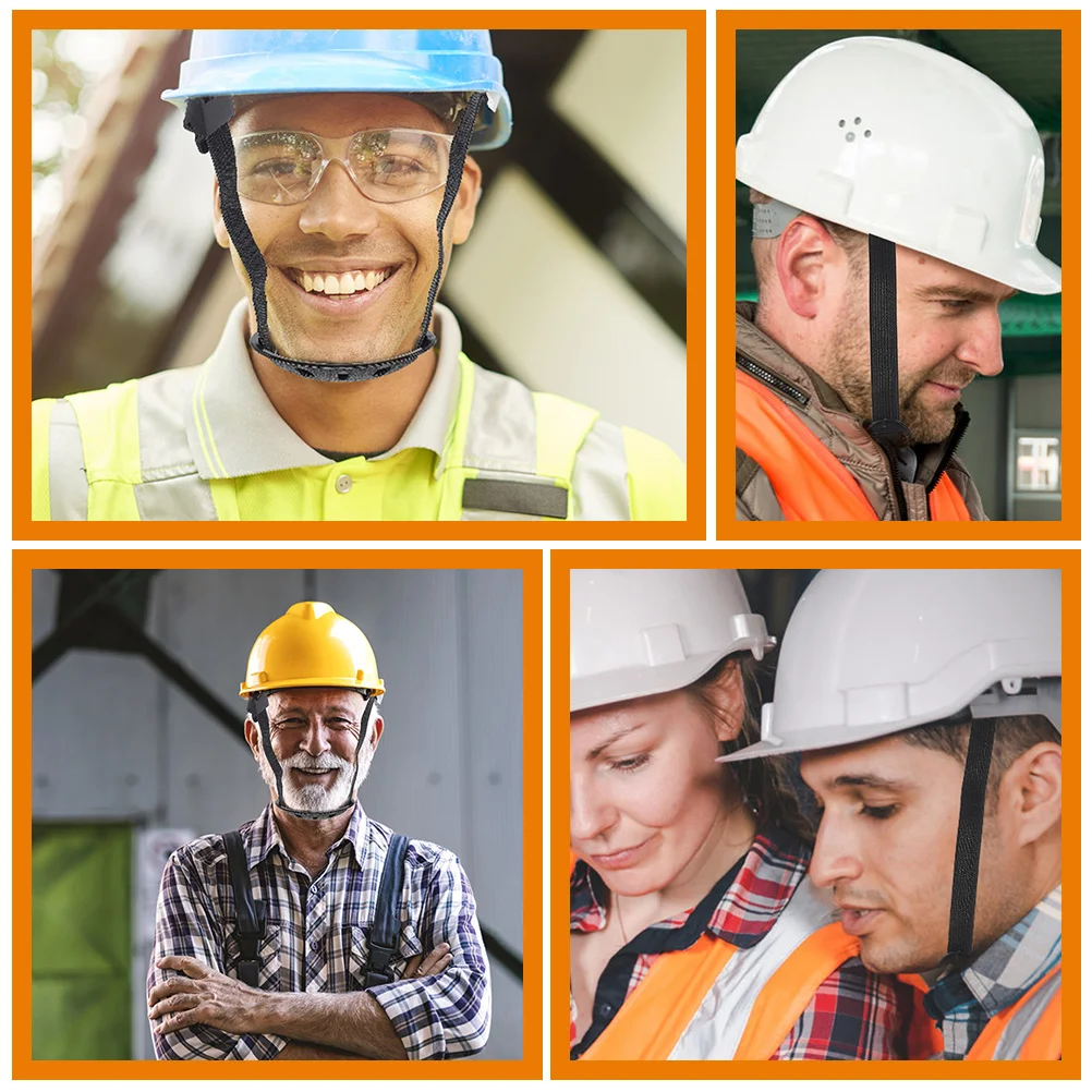 

3pcs Adjustable Hard Hat Chin Strap Universal Bands Durable Elastic Replacement Straps For