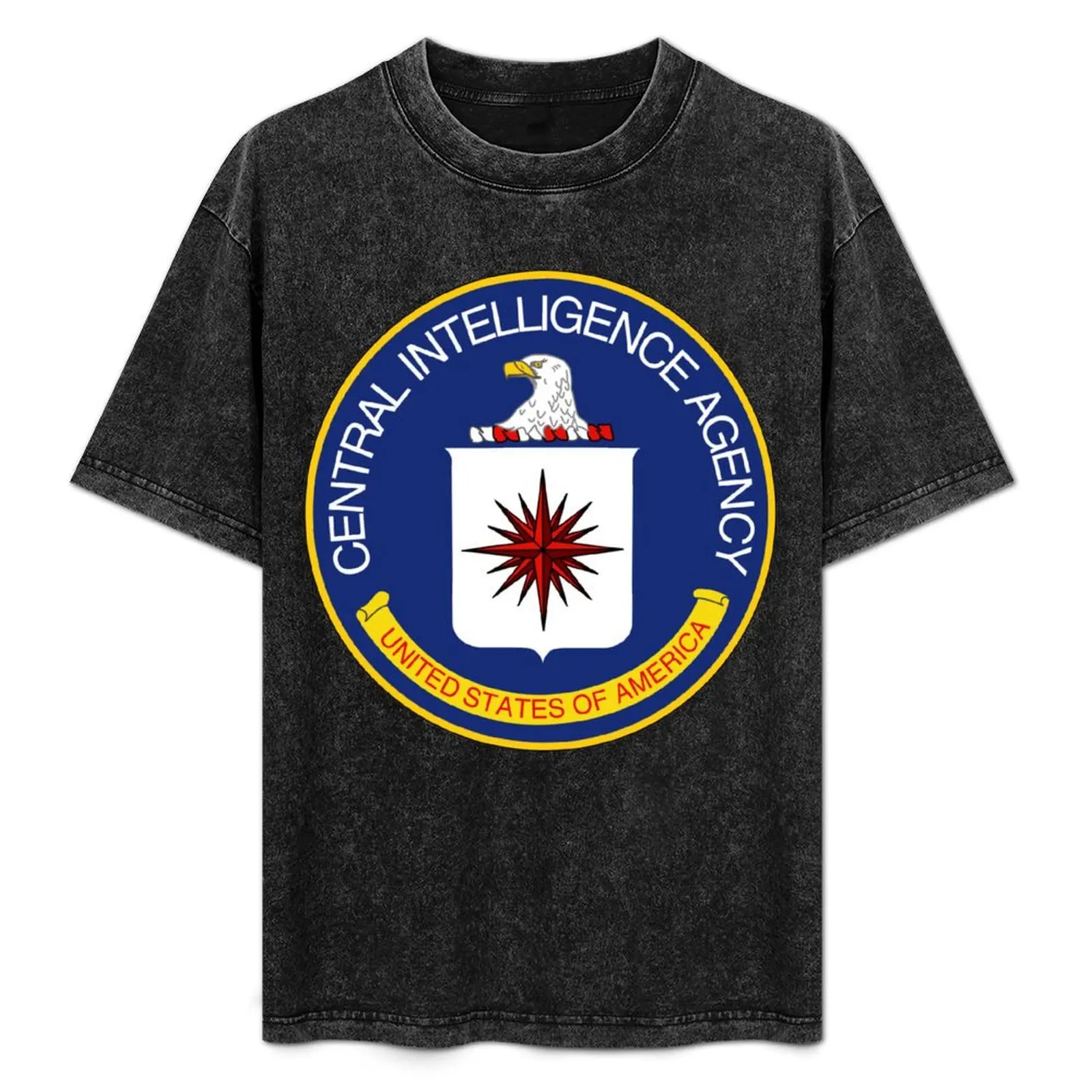 

CIA seal Central Intelligence Agency T-Shirt t shirts for man pack cotton printed t shirts for man T-Shirt