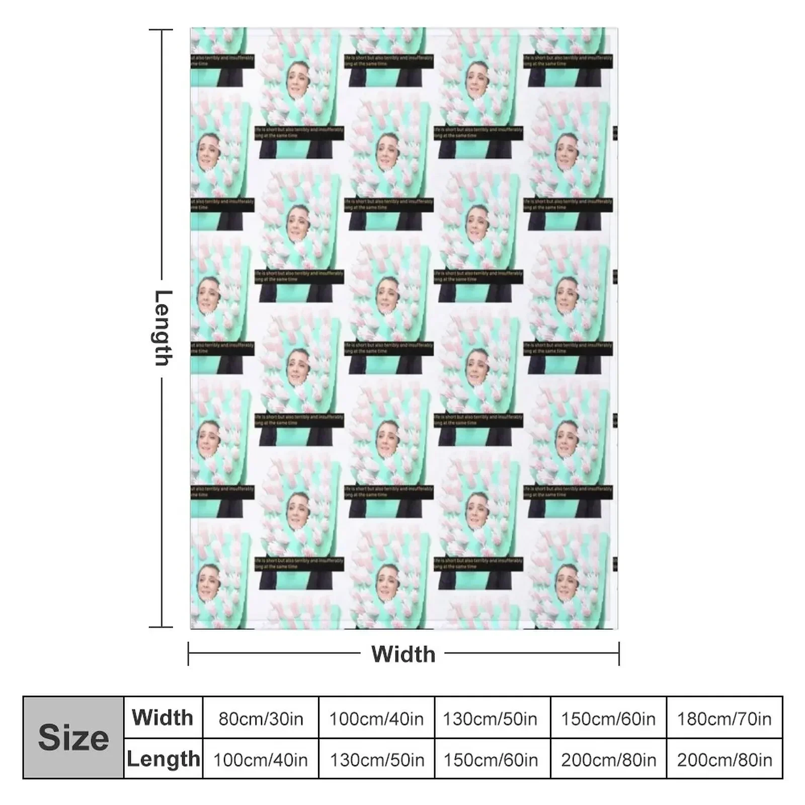 New Jenna Marbles toothbrush Throw Blanket bed plaid Soft Plush Plaid anime Travel Blankets