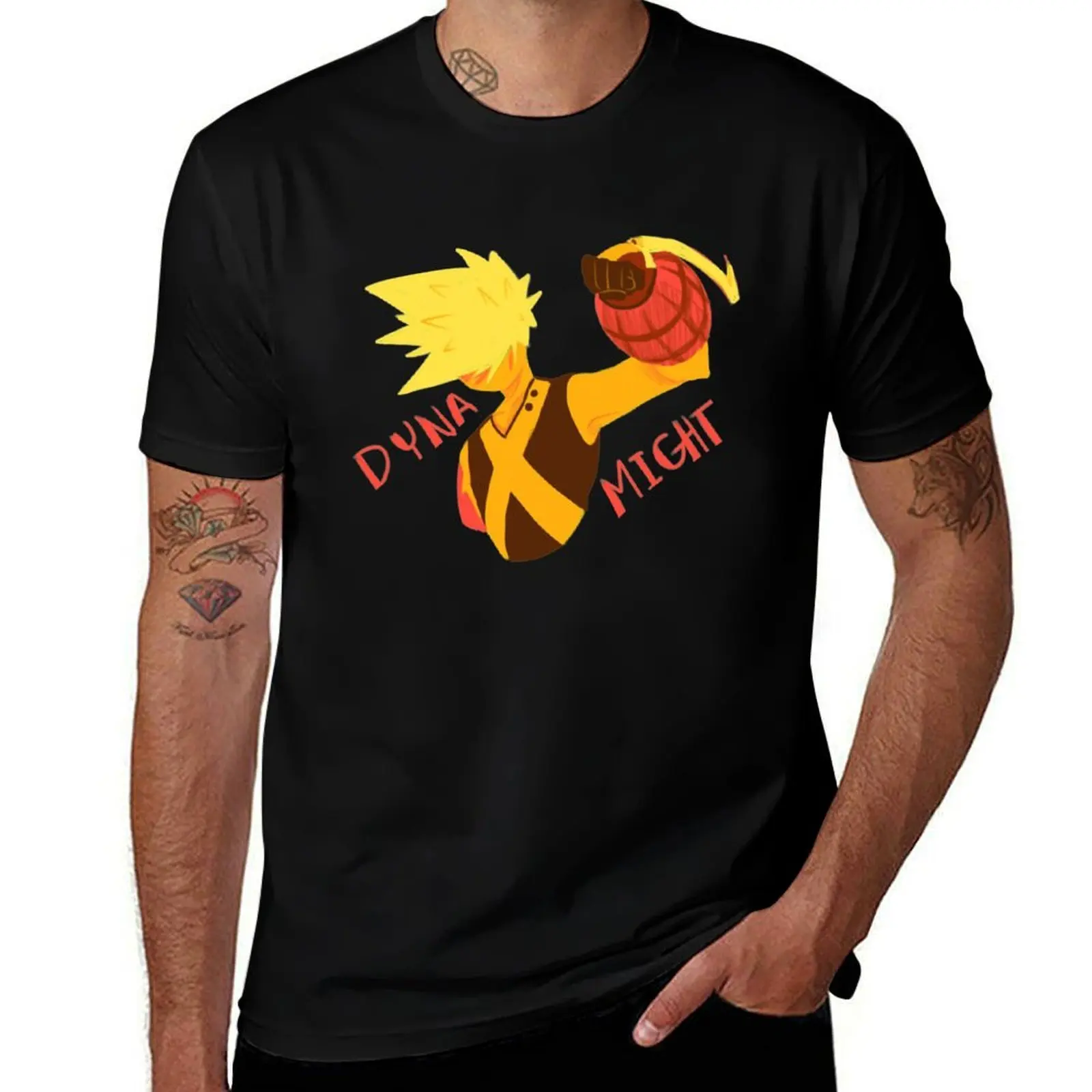 Katsuki Bakugo (Dynamight) T-Shirt Anti-Perspiration Workout Top