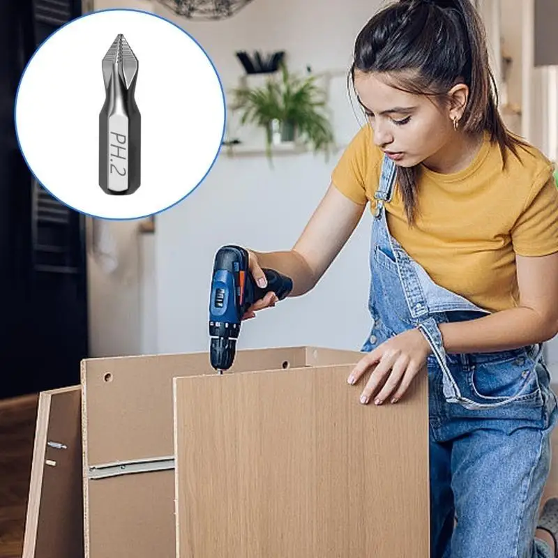 94PC 10Pieces 25mm Screwdriver Bit With Strong Connection For Professional Use Enhances Safety With Antislip Design