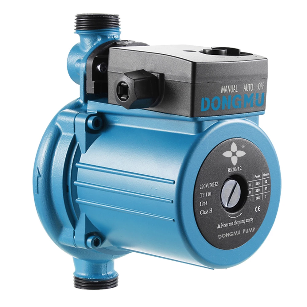 

DONGMU RS20-12 High Temperature Bathroom Automatic Hot Water Mini Boosting Circulation Pump for Heating System