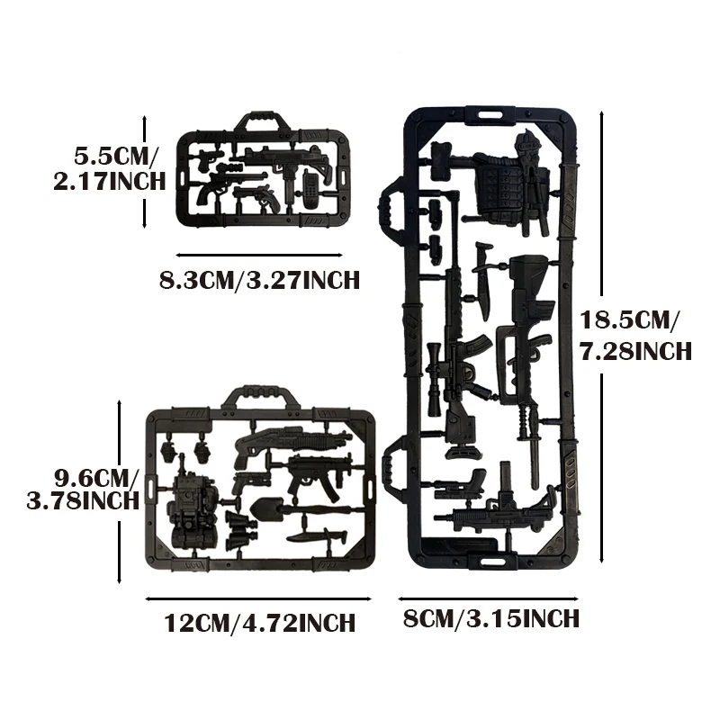 Spadochron zabawka żołnierz armii broń pistolety plecak z siatki akcesoria wojskowe figurka zabawka dla chłopca dzieci prezent na boże narodzenie