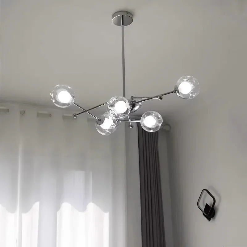 

GHEUVNJ Nordic modern minimalist living room, bedroom, room, modern dining room lighting fixtures