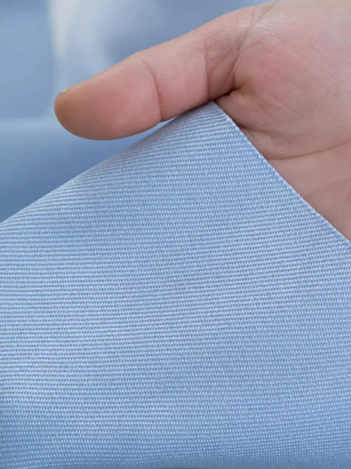 Pure Cotton Denim Fabric By The Meter for Skirts Coats Sewing Fashion Plain Thick Style Jeans Cloth Non fading 500g/m