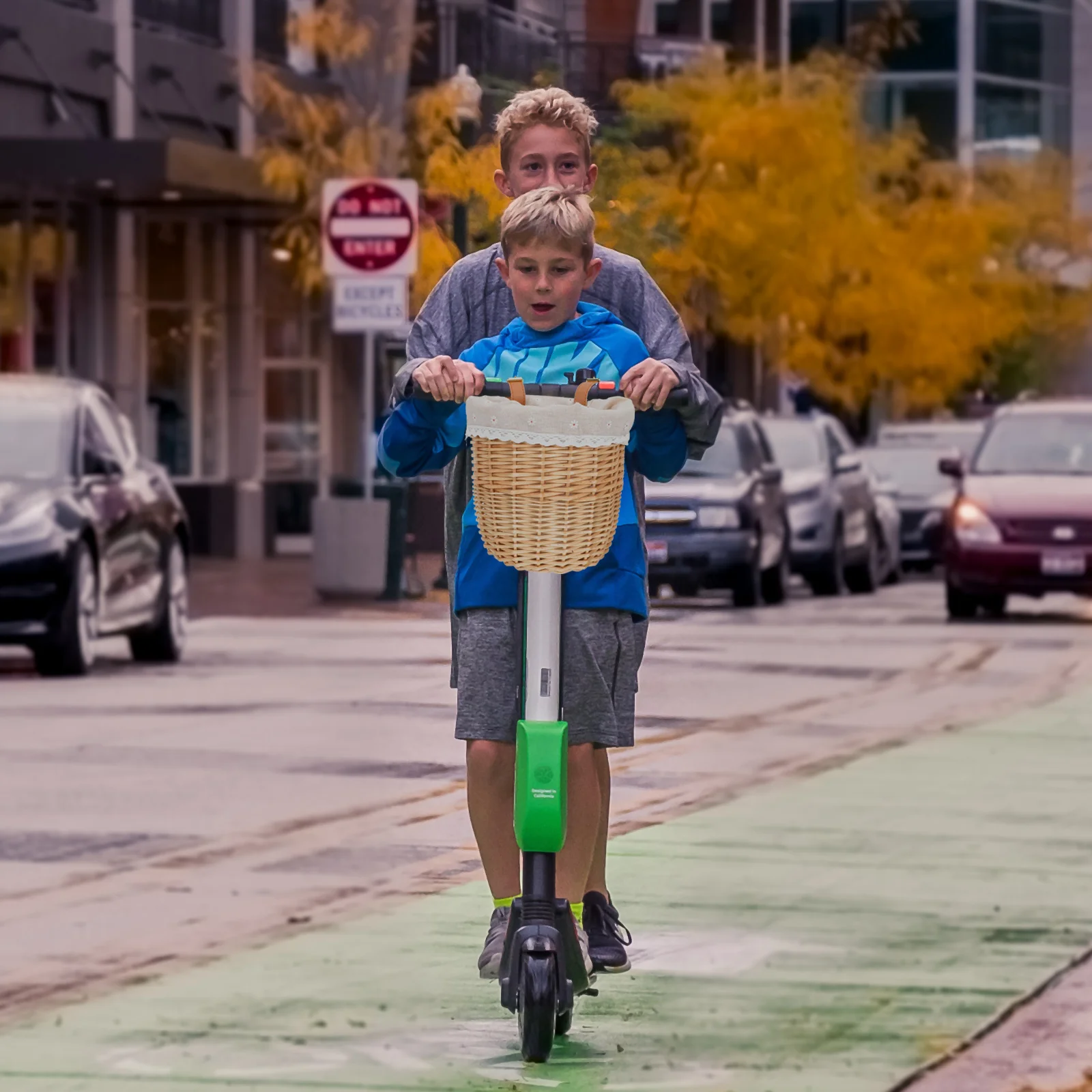 

Rattan Woven Scooter Basket Durable Detachable Front Bike Basket Lightweight Outdoor Cycling Accessory