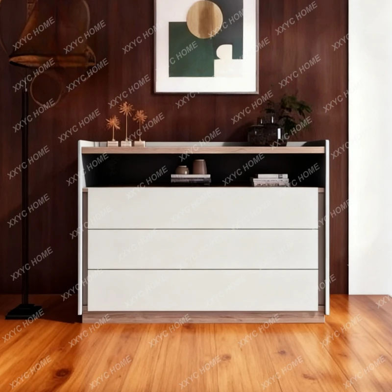 1SsS20  Piano painted three or four chest of drawers bedroom storage modern chest of drawers complete