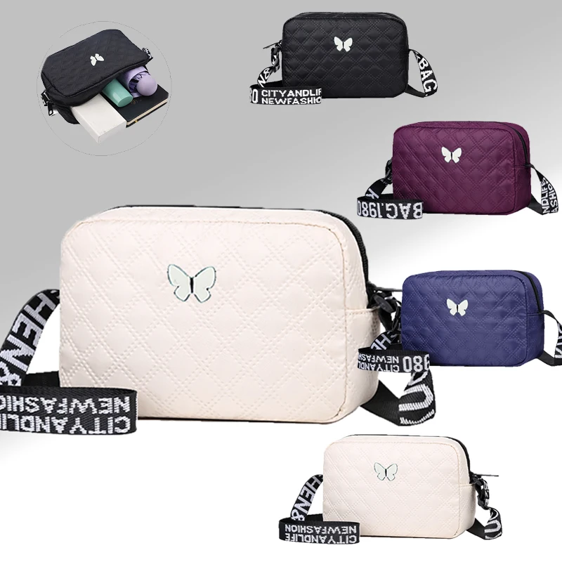 Men's and women's diamond-shaped bag with tassels, small square bag, single-shoulder crossbody bag, bow-shaped camera bag