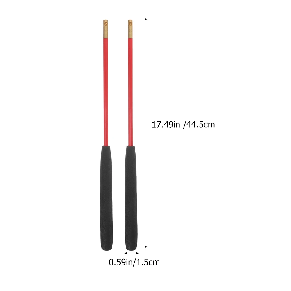 1 Pair Diabolo Juggling 44.5cm Walking Stick Walking Stick Anti-Slip Handle Solid Pole Replacement Juggling Bearing Stick