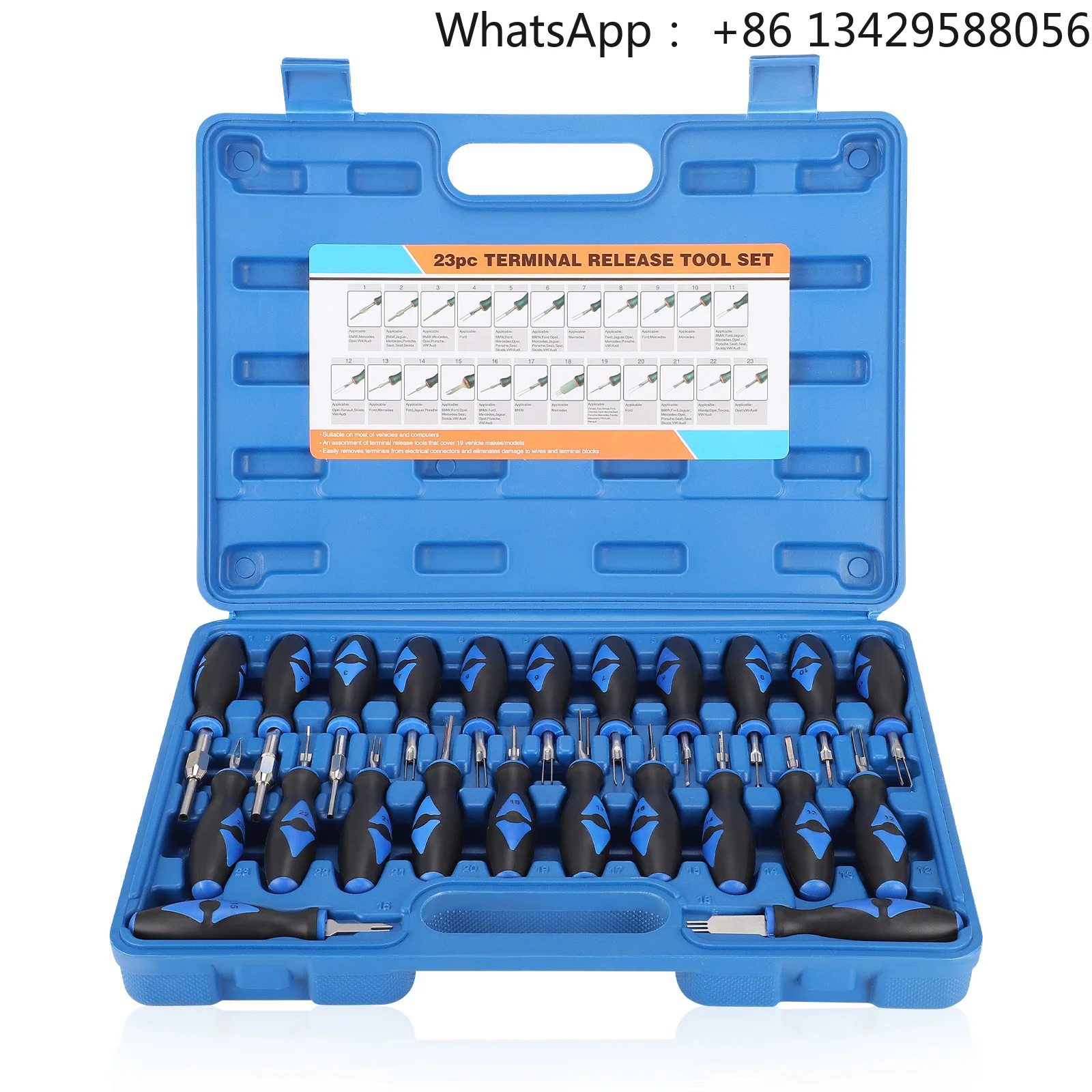 23-piece Pinout Tool Car Set, Terminal Removal  Kit, Car Release With Special Storage Case, Car Plug-in  Set