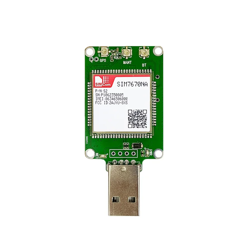 SIM7670NA USB Dongle LTE CAT1 SIMCOM Module SIM7670NA-MNGV support voice Data/GNSS With ﻿antenna for North America