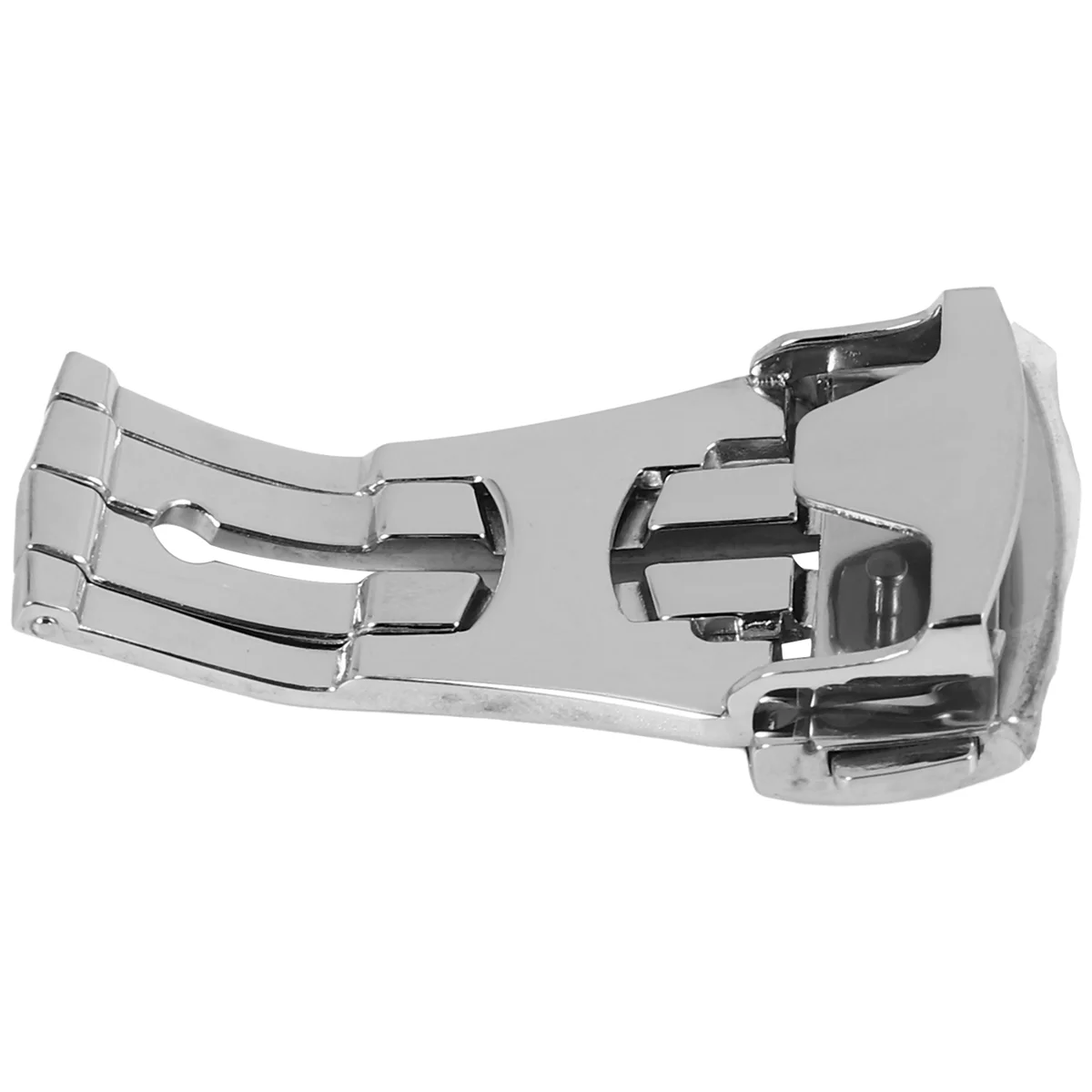 HEIßER 20mm Edelstahl Faltschließe Uhrenarmband Faltschließe Für Glatt # 20 mm