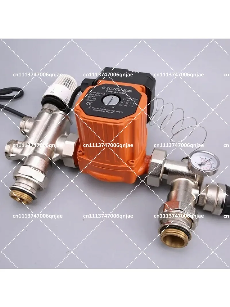 Thermostatic Cold Mixing Valve for Radiant Floor Heating System Manifold Hot Water Control