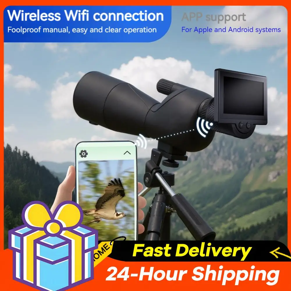 

Цифровой окуляр с экраном 4,3 дюйма, Wi-Fi, электронный окуляр 1080P, камера-окуляр для астрономических телескопов, аксессуары