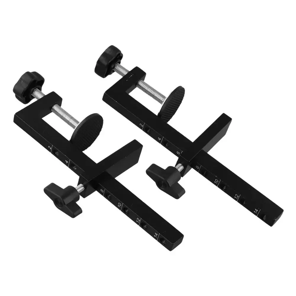 조절식 목공 클램프 철제 구조 143mm 사이즈 역방향 클램프 두께 확장 마이크로 조절 핸들 C-클램프