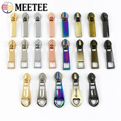 5-50Pcs 5# Nylon Zipper Sliders Coil Zippers Pull for Bags Clothes Jacket Shoes Zip Pulls Head Repair Kit DIY Sewing Accessories
