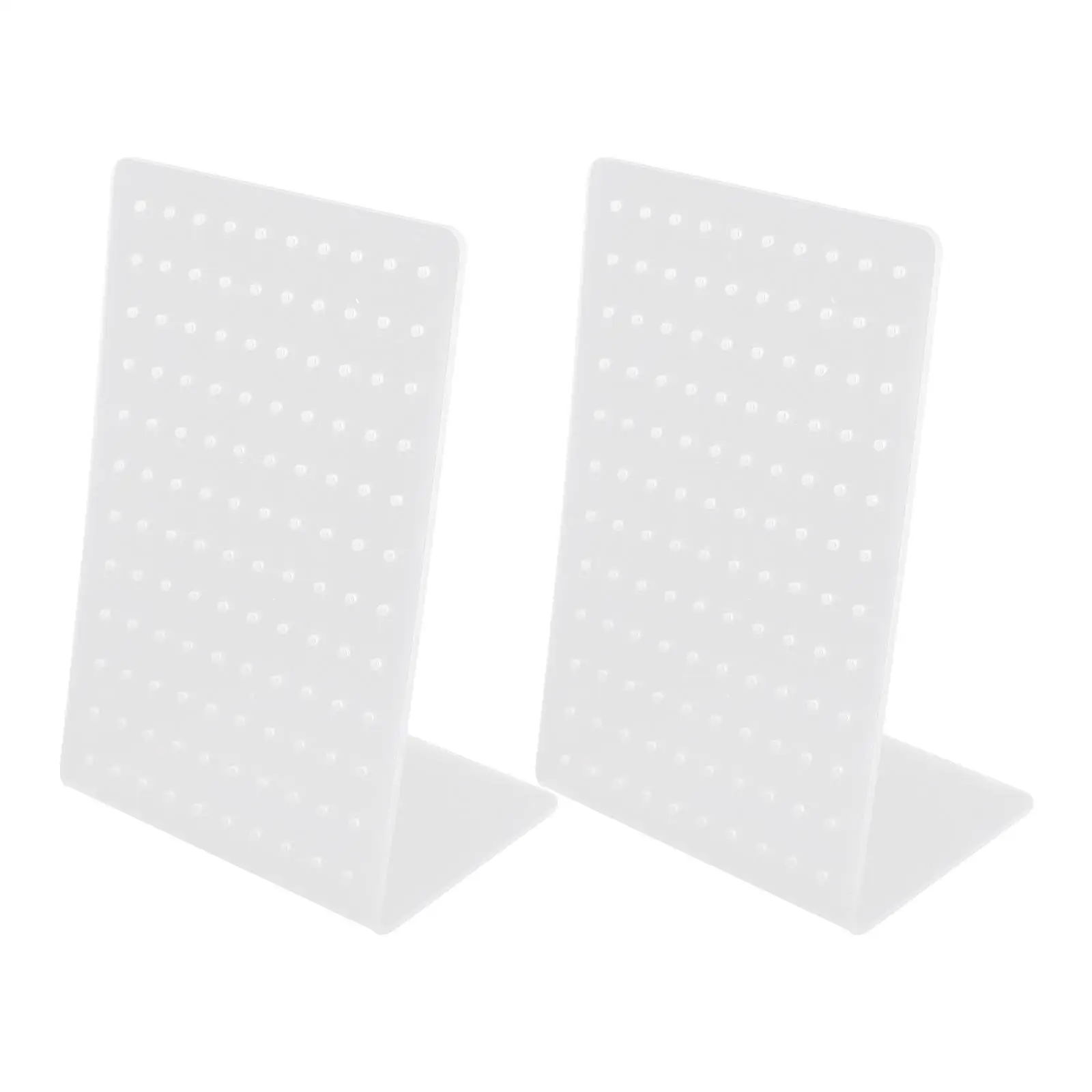 2 Pcs Earring Holder Display Rack for Jewelry Storage 120 Exquisite Earring Rack Holes ganize Ear Studs at Home Shop
