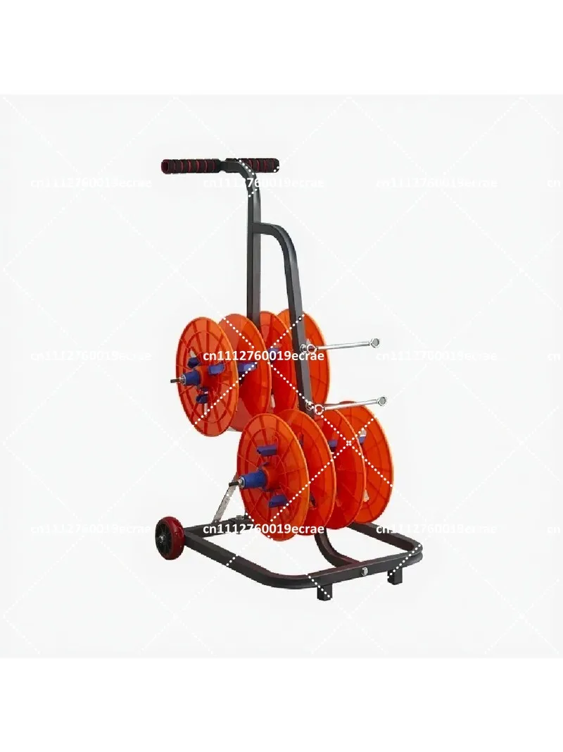 Wire Reel Stand for Electrician Cable Dispenser, Heavy Duty Wire Drum Holder Tool Rack