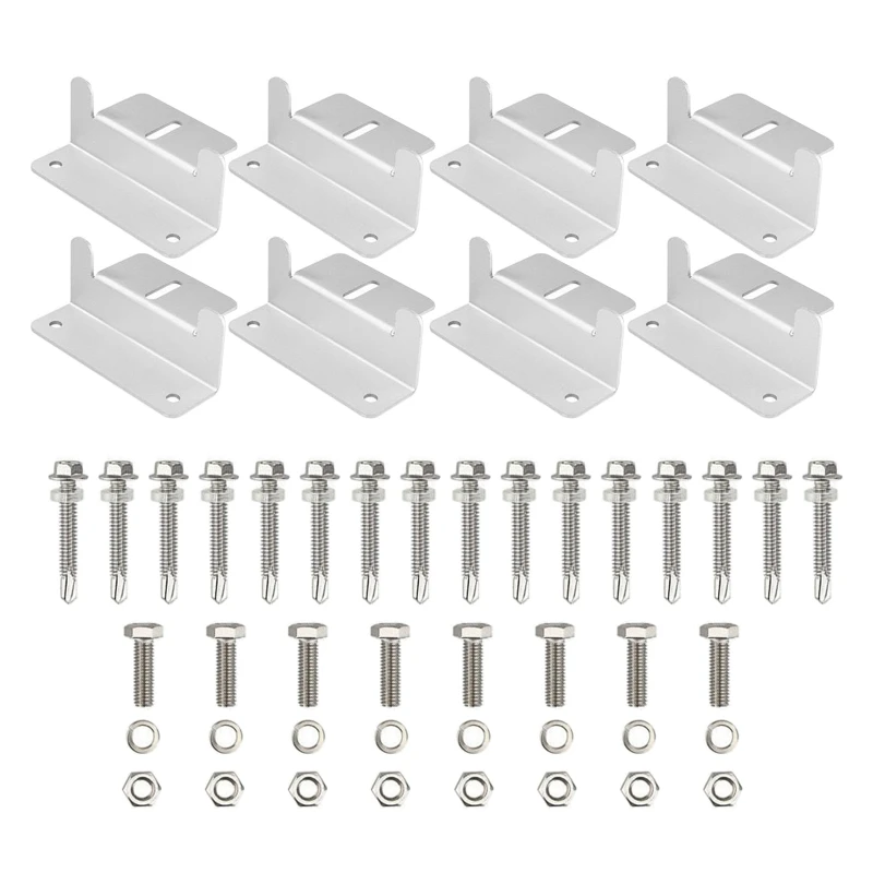 

8 шт., кронштейн из алюминиевого сплава для солнечной панели