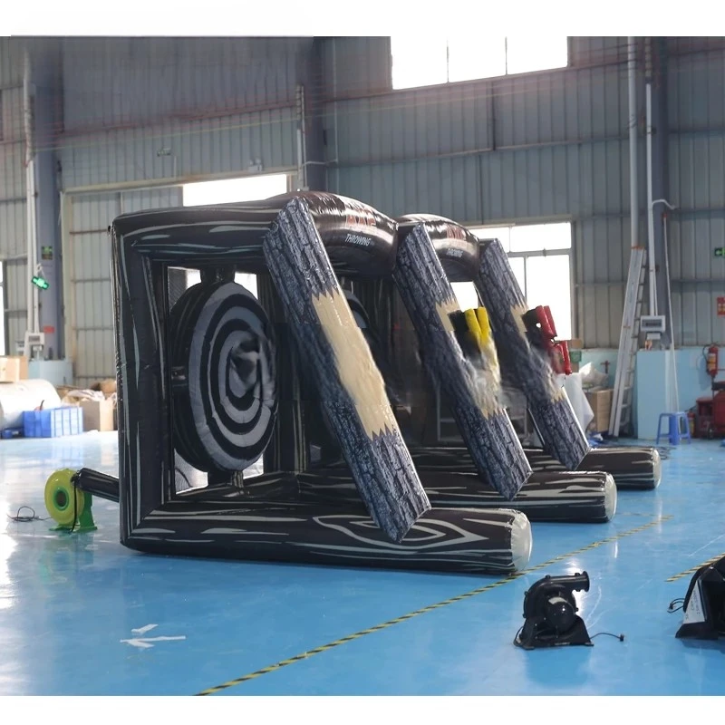 Throwing Game Inflatable  Pvc Inflatable  Soccer Football Shooting Board With Air Blower And s For Events