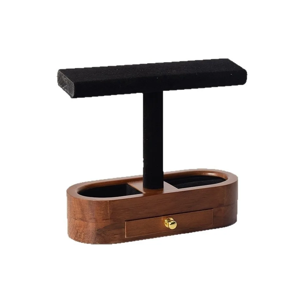 

T-bar Design Wooden Jewelry Organizer Space-saving Multi-functional Jewelry T-bar Holder Bracelet Organizer Shelf