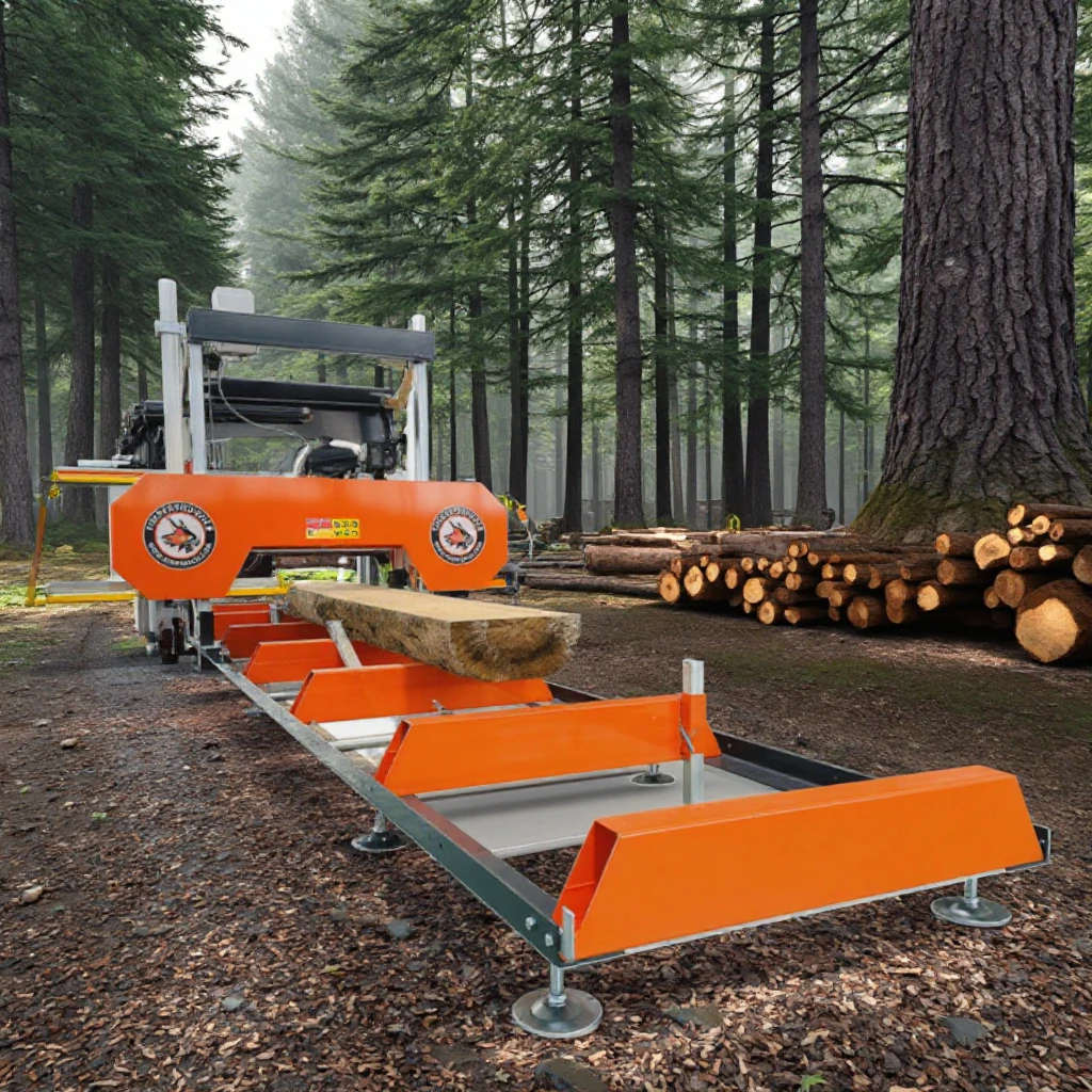 

Horizontal Sawmill RS26G with Engine Portable Sawmill