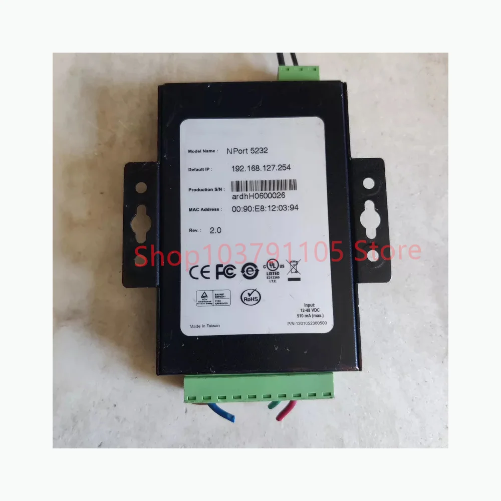 1PCS Perfect test Stable performance serial server NPort5232