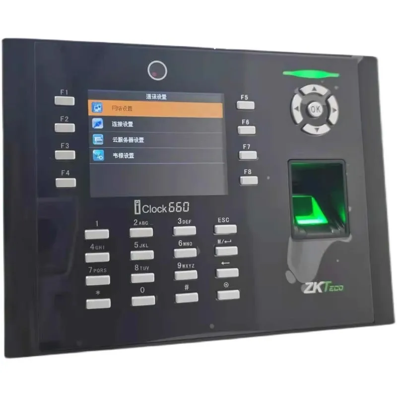 ZKTeco Entropy Base Central Control ICLOCK660 Fingerprint Attendance and Access Control All-in-one Machine with Network U disk