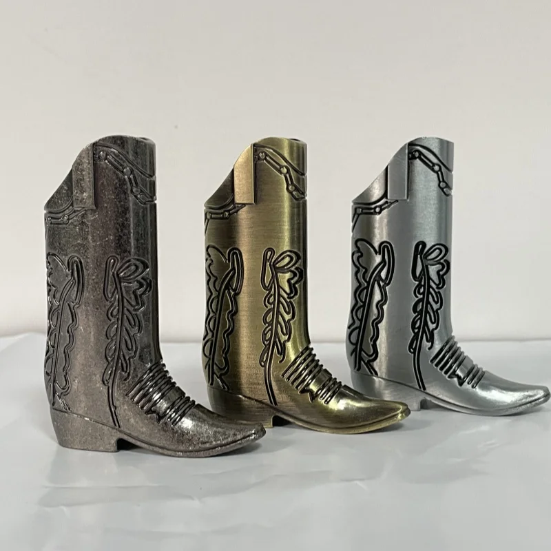 Rare Western Cowboy Boots BIC Lighter Holder Classic Mini Bic j5 Case Exquisite Decoration